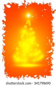 Christmas illustration the ball background