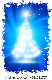 Christmas illustration the ball background