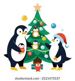 Christmas illustration design for Christmas day