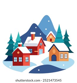 Diseño de ilustración de Navidades para el día de las Navidades