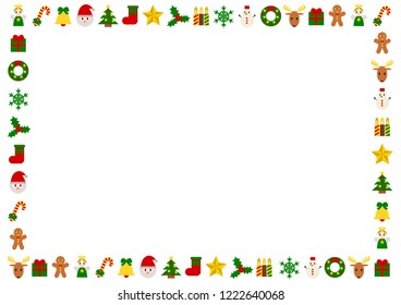 Christmas illustration: frame