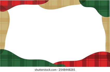 Christmas illustration frame background material