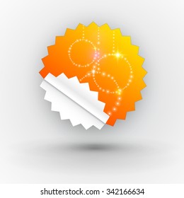 Christmas illustration the gift background