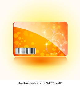 Christmas illustration the gift background
