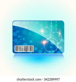 Christmas illustration the gift background