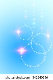 Christmas illustration the gift background