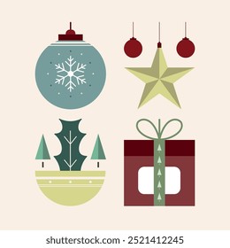 christmas illustration - merry christmas, vector