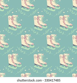 Christmas illustration. seamless pattern