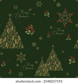 Christmas illustration series in hand drawing style