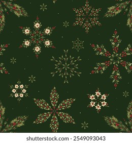 Christmas illustration series in hand drawing style