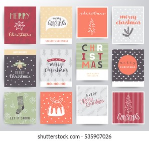 Christmas illustration set