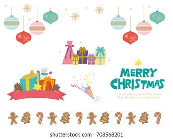 Christmas illustration set