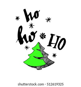 christmas illustration tree vector holiday celebration decoration