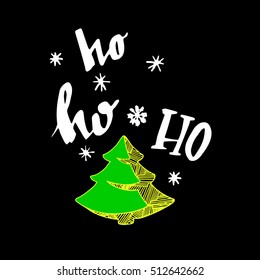 christmas illustration tree vector holiday celebration decoration