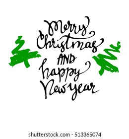 christmas illustration tree vector holiday celebration decoration