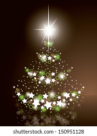 Christmas Illustration. Vector Background.