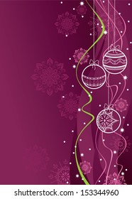 Christmas Illustration. Vector Background.
