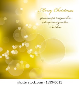 Christmas Illustration. Vector Background.