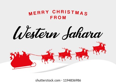 A Christmas Illustration from  Western Sahara