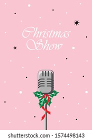 Christmas illustration. You can use this illustration as a print poster for the event, as a publication on social networks, or print a poster to create a New Year mood