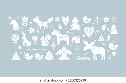 Christmas illustrations  banner