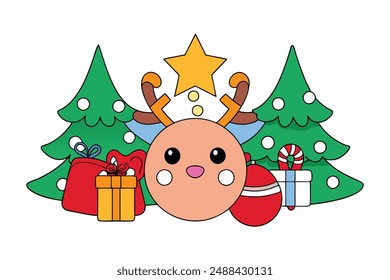 Christmas illustrations: clipart, cartoons, and line art designs for holiday projects