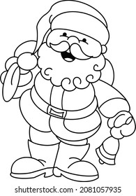  christmas illustrations - coloring page for kids