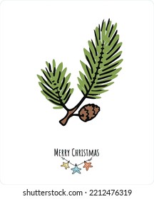 Christmas illustrations, from a set of vector color art on a transparent background "Christmas". Deer, snowman, snowflakes, Christmas toys and sweets.