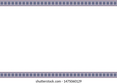 Christmas image nordic pattern flem, background illustration.Tricolor color.