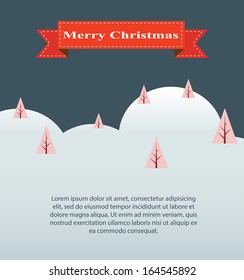 Christmas Infographic set of three info cards