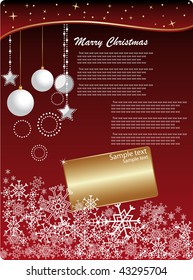 Christmas invitation background