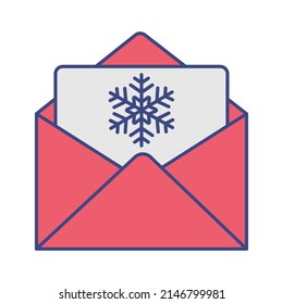Christmas invitation Vector icon which is suitable for commercial work and easily modify or edit it

