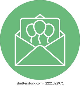 Christmas invitation Vector Icon which is suitable for commercial work and easily modify or edit it
