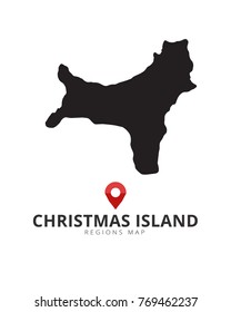 Christmas Island map