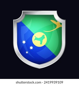 Christmas Island Silver Shield Flag Icon
