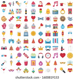 
Christmas Isolated Color Vector icons Set every single icon can be easily modified or edited
