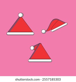 Christmas items for Christmas celebration vector graphic designs logos or templates
