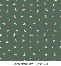 Christmas ivy.Vector illustration