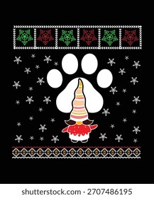 DISEÑO DE LA CAMISETA DEL VECTOR DEL PUENTE DE LAS NAVIDADES
