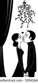 Christmas kiss