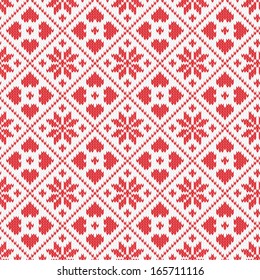 Christmas knitted background