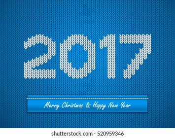 Christmas knitted background