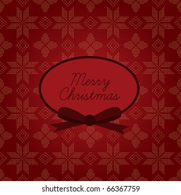 Christmas knitted background