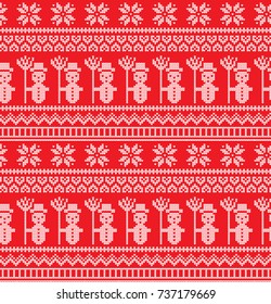 Christmas Knitted Pattern