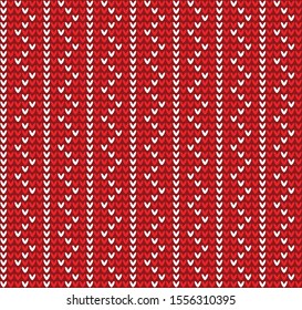 Christmas Knitted Sweater Pattern Wool Knit Texture Imitation
