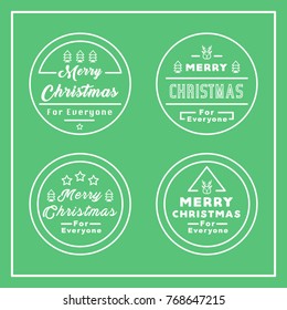 Christmas Label Collection
