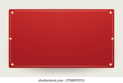 Etiqueta de Navidades. Vector de cuadro de texto Navidades festivas. Perfecto para mensajes de temporada o mensajes de texto y saludos.