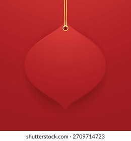 Christmas label. Festive Christmas text box vector. Perfect for seasonal messages or text and greetings.