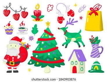 christmas label Vector Logo for banner, poster, flyer