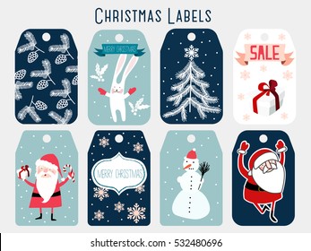 Christmas Labels Stock Vector (Royalty Free) 532480696 | Shutterstock